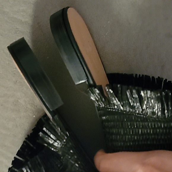 Linea Paolo Black Straw Mules - Picture 5 of 5